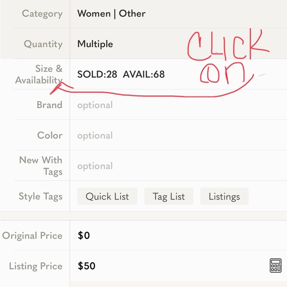 BASIC QUICK LISTING Help with Quick List for unlisted items - Picture 4 of 11